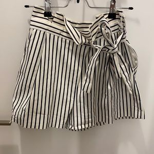 Stripped high waisted shorts from Zara